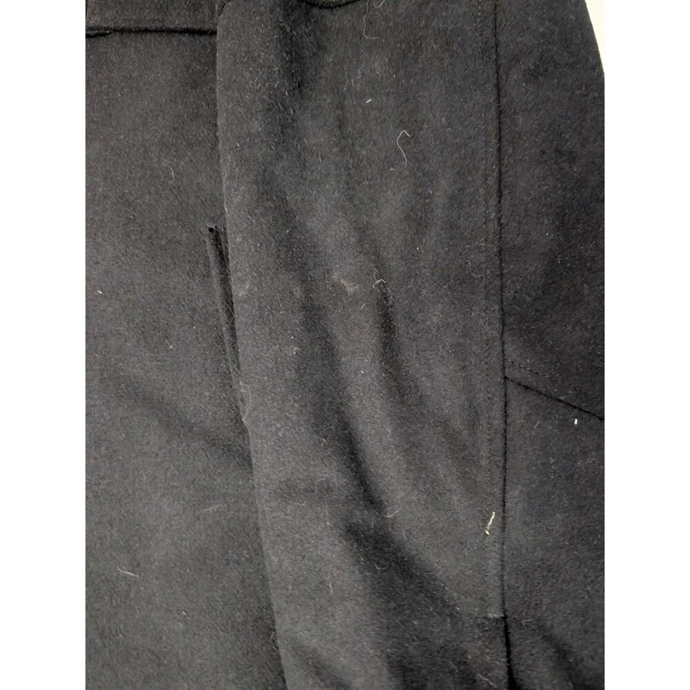 Levi's Men's Wool Blend Hooded Military Jacket Navy Blue Coat XL LM8RP403